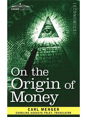 cover image of On the Origin of Money